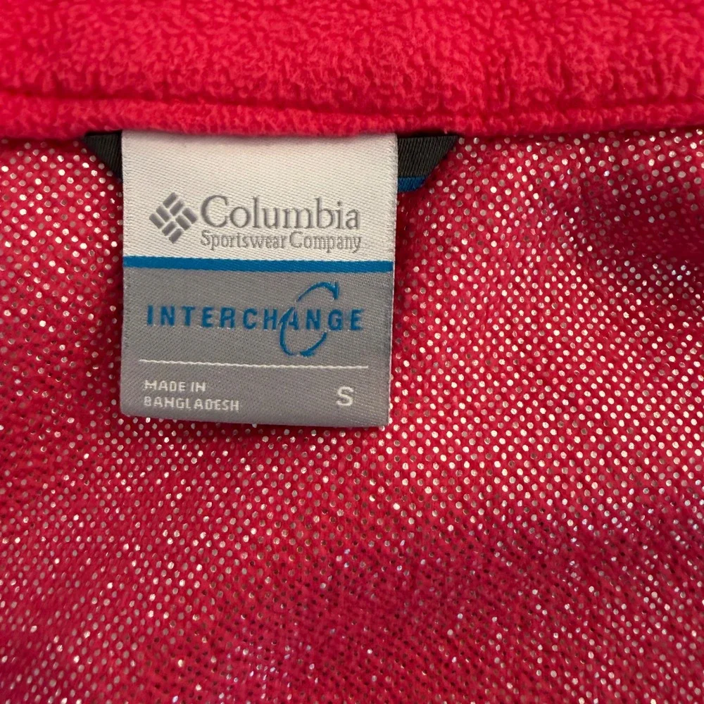 Columbia Girls Pink Fleece Jacket‎ Omni Heat Interchange Size S